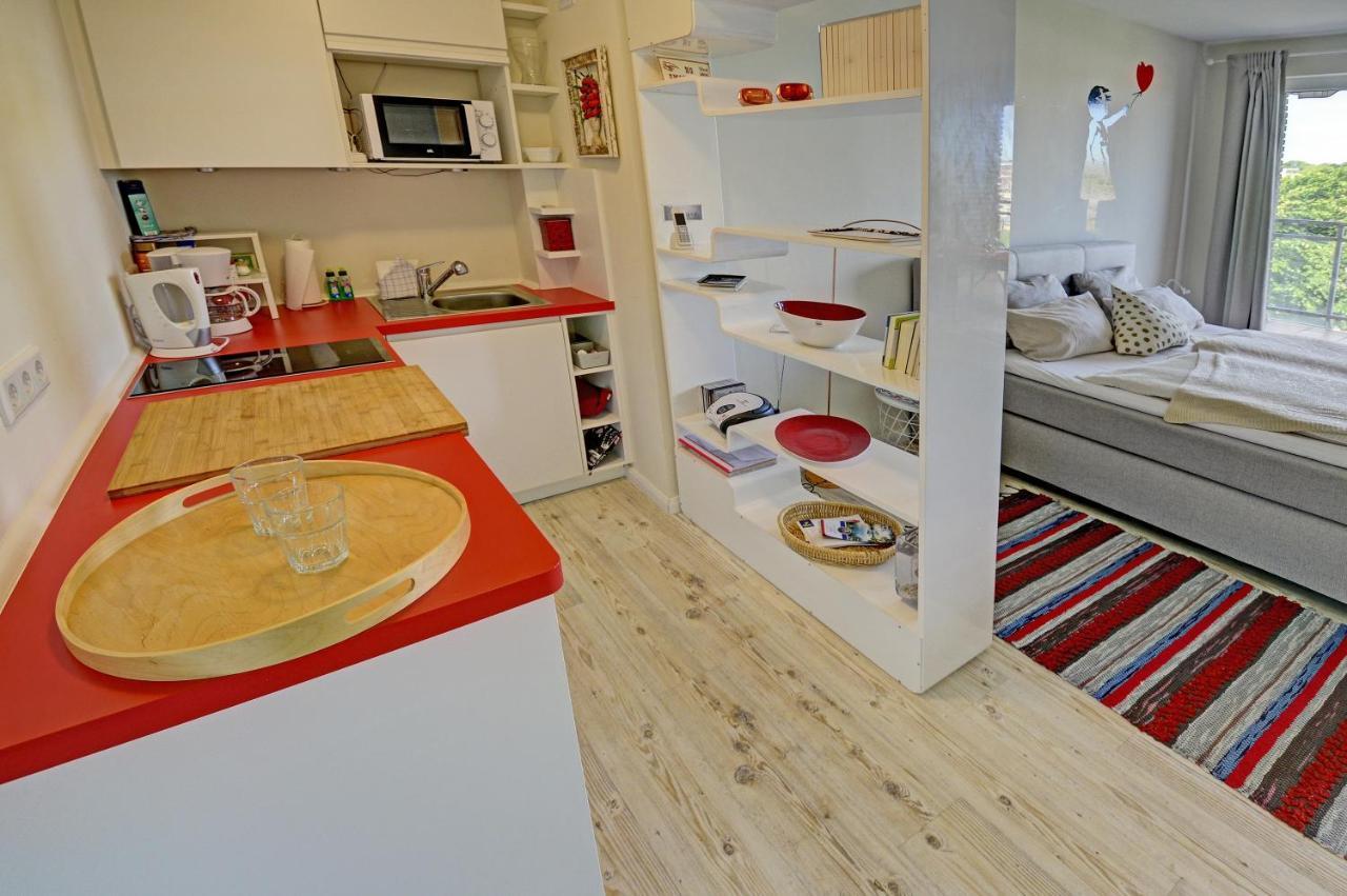 Fewo1846 - Flensview - Komfortables Studioapartment Mit Balkon Und Hafenblick Flensburg Luaran gambar