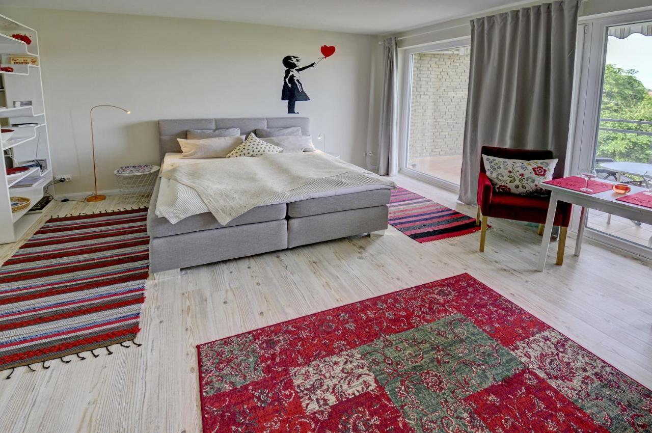 Fewo1846 - Flensview - Komfortables Studioapartment Mit Balkon Und Hafenblick Flensburg Luaran gambar